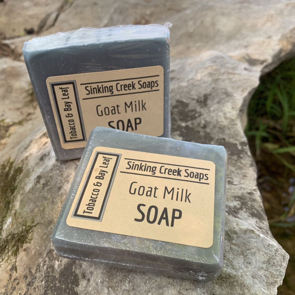 Tobacco Bay Leaf Goat Milk Soap